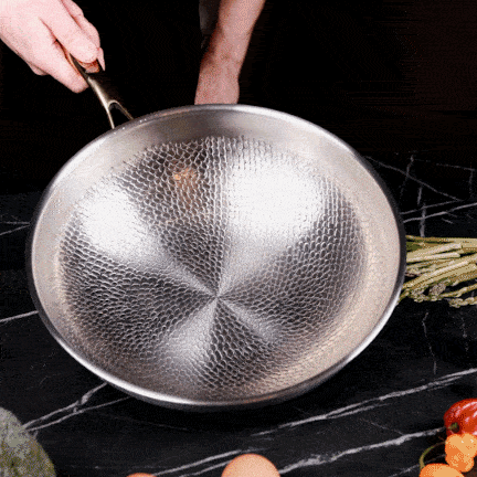VEXOR Certified Pure Titanium Wok Pan Pro