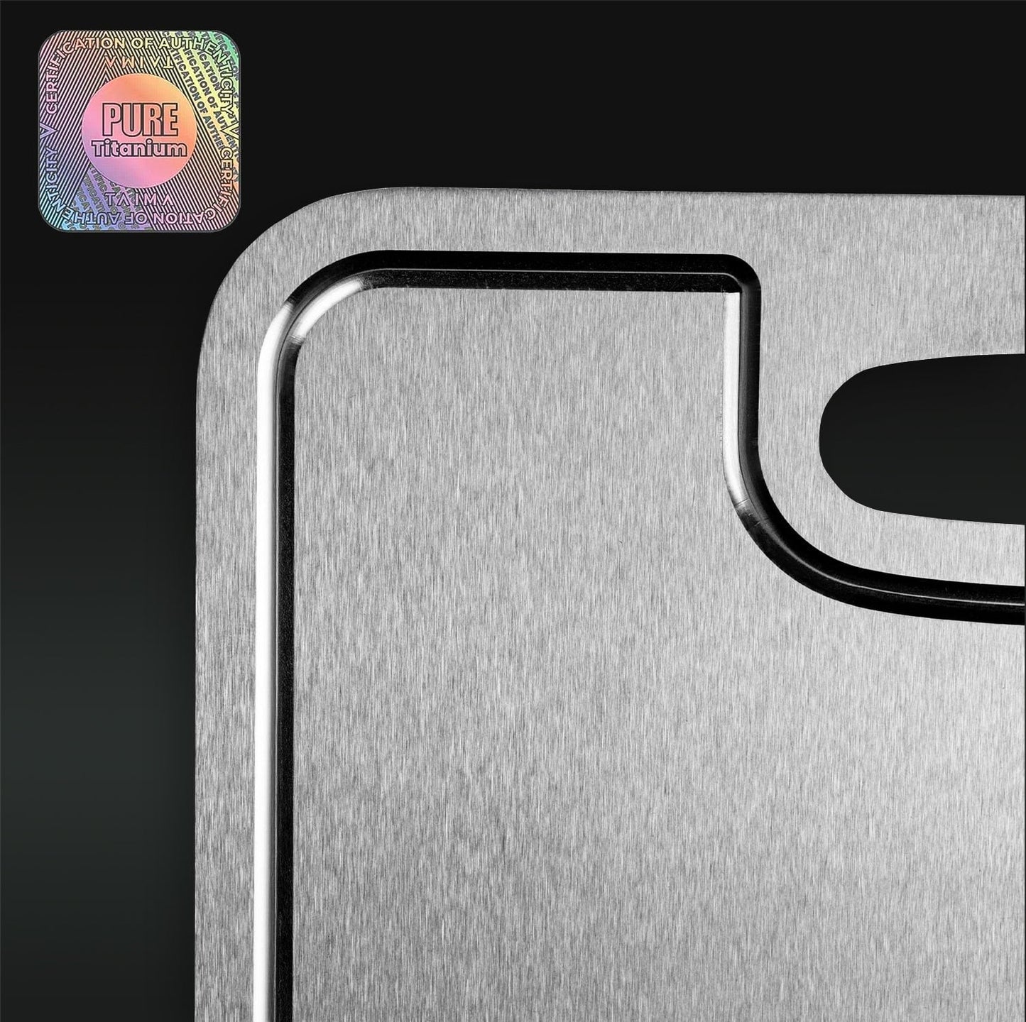 Certified VEXOR Pure Titanium Cutting Board - Size L