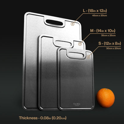 Complete Titanium Cutting Board Prep Set (3 Piece) (06-16 TEST)