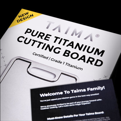 Complete Titanium Cutting Board Prep Set (3 Piece)