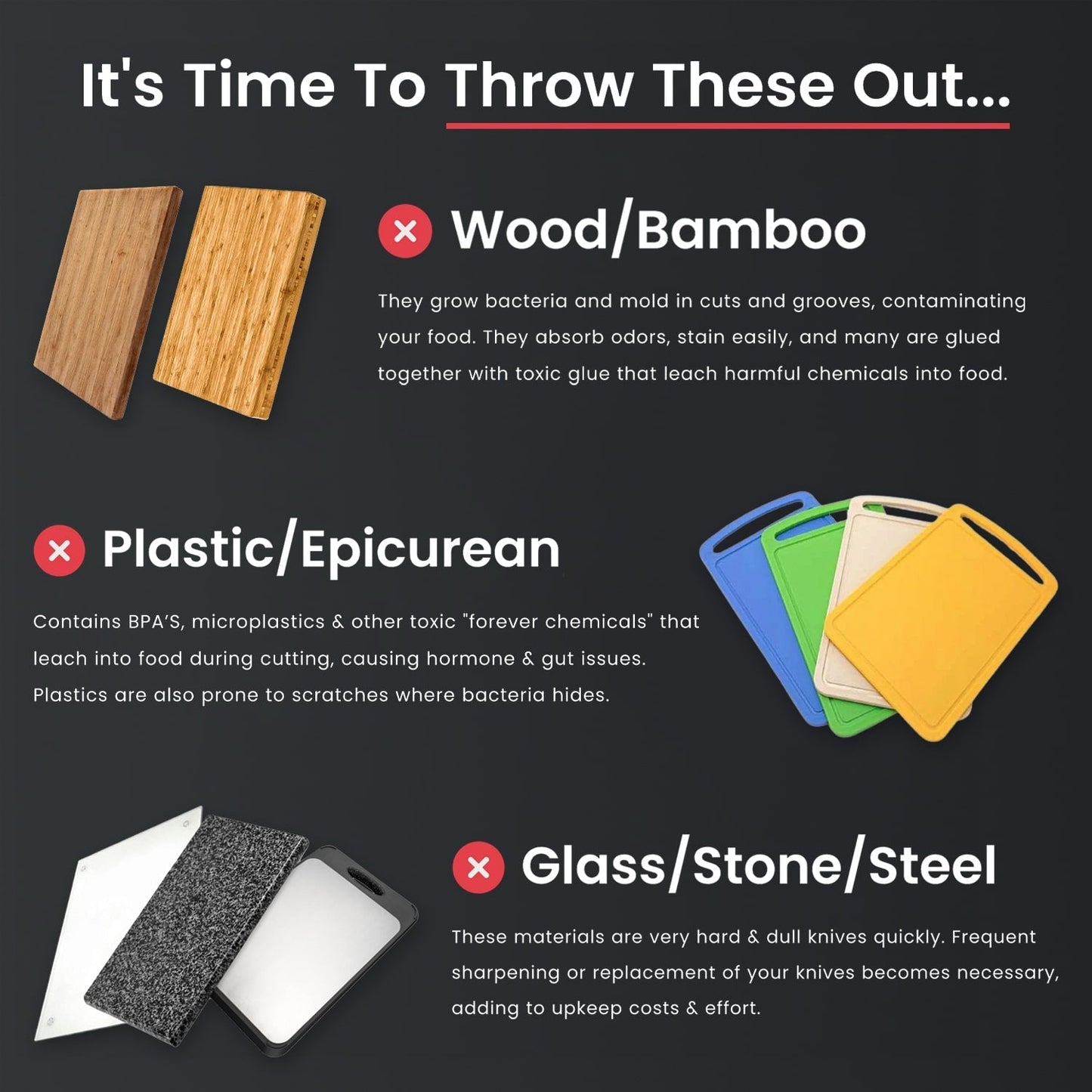 ¡BLACK FRIDAY SALE! The Original Taima™ Pure Titanium Cutting Board | Non-Toxic & Antimicrobial