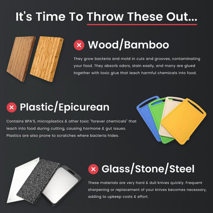 ¡BLACK FRIDAY SALE! The Original Taima™ Pure Titanium Cutting Board | Non-Toxic & Antimicrobial