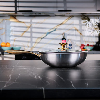 VEXOR Certified Pure Titanium Wok Pan Pro